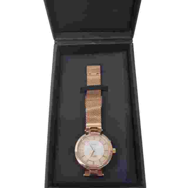 KYBOE! Lago Rose Gold Diamante Studded LED Watch Rose Gold Strap Gift Boxed New