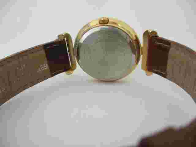Carriage Women's Brown Leather Buckle Band Analog Watch