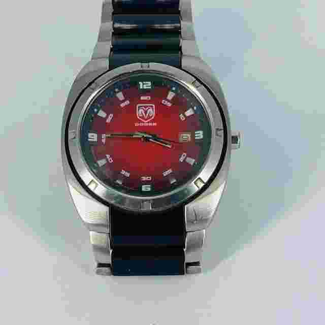 DODGE RAM Men's Watch By Choke Motorsports Red Face New Battery