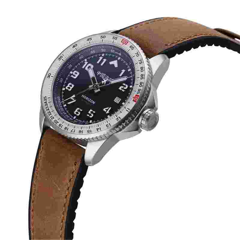 Seagull HORIZON Series Shippire Bezel Slide Ruler Pilot Men's Automatic Watch