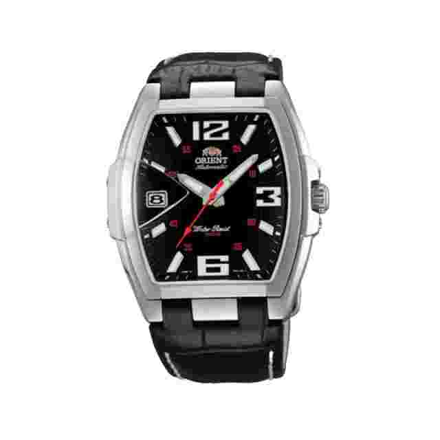 Nos Orient Tank Equalizer Watch Automatic Date Window Black dial ERAL005B