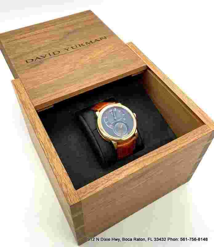 David Yurman Ancestrale 1928 Jump Hour Limited Edition 18K Gold Watch 43.5mm