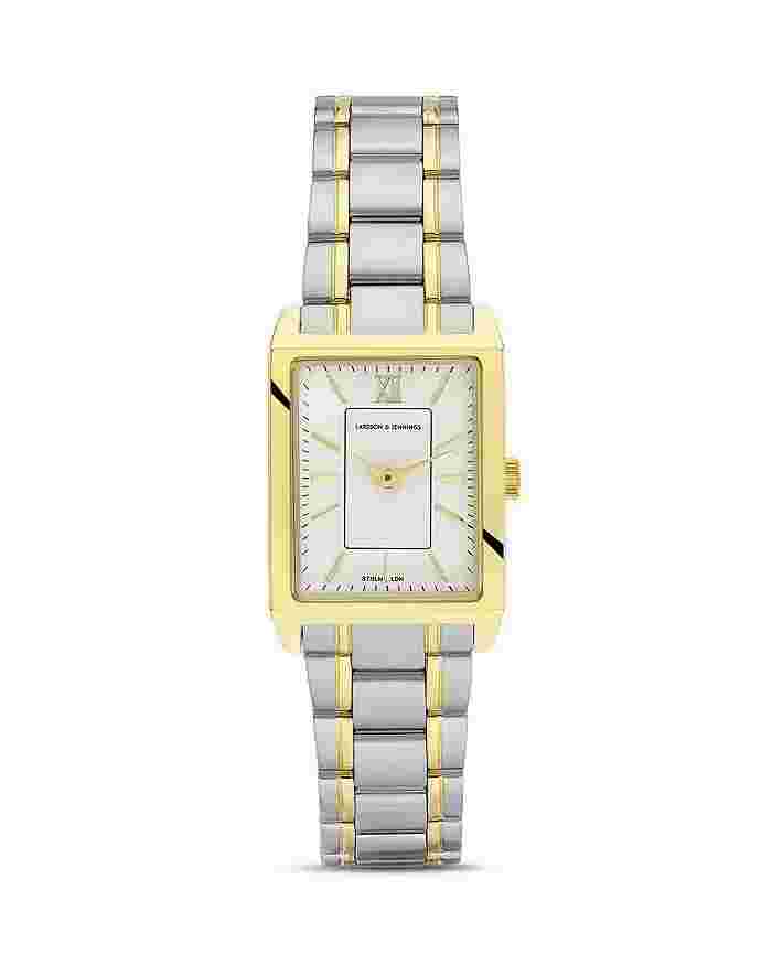 LARSSON &JENNINGS WeWore What Boy friend Link Bracelet Watch, 27mm LXW22-3LSV_G