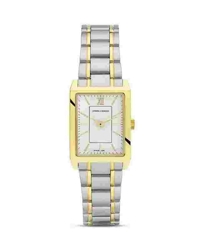 LARSSON &JENNINGS WeWore What Boy friend Link Bracelet Watch, 27mm LXW22-3LSV_G
