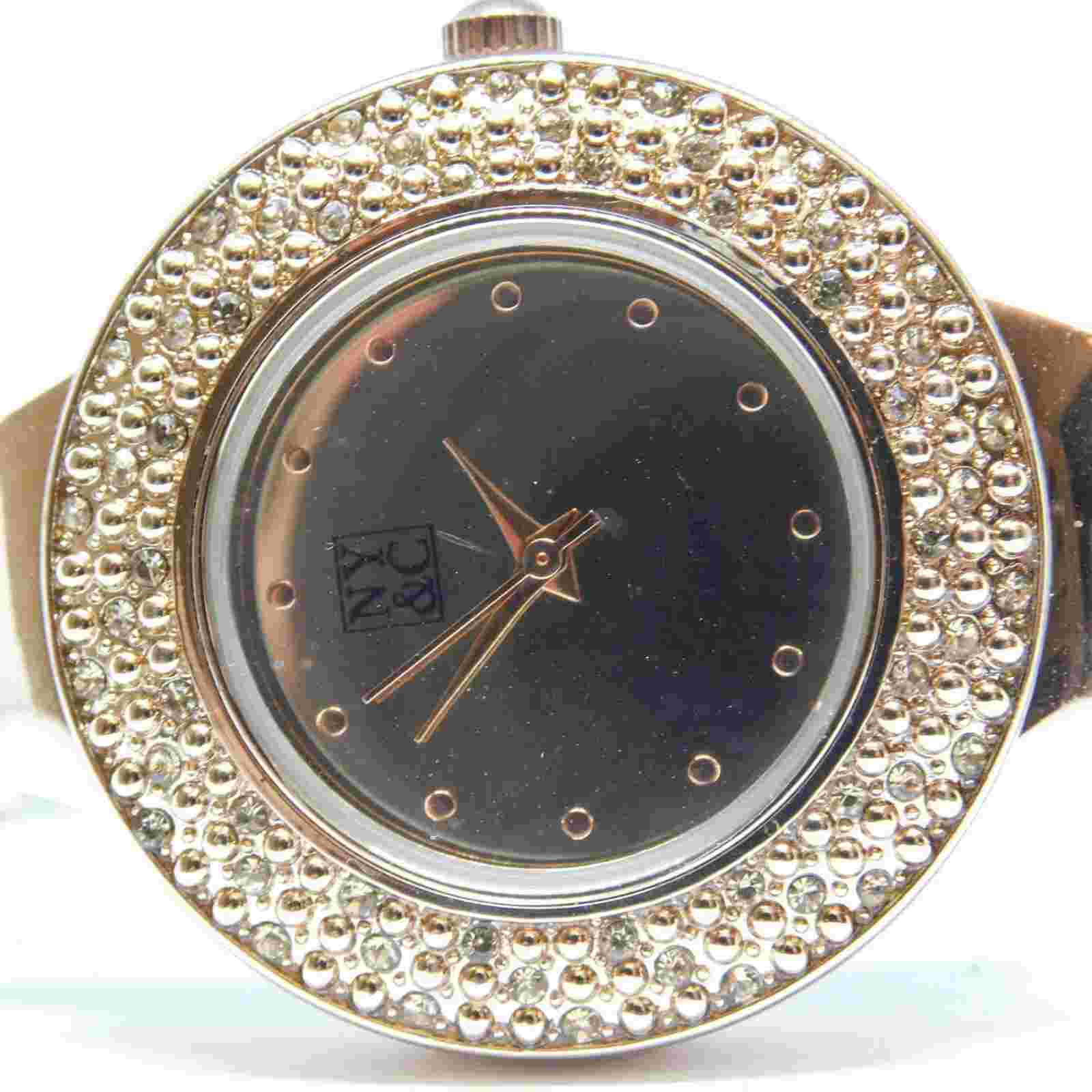 NY&C 16977 Gold Tone Quartz Analog Ladies Watch