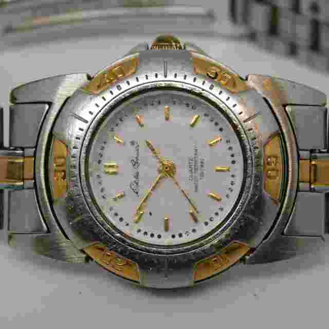 Eddie Bauer 3555 St. Steel Case Quartz Women's Watch Sz. 6 1/4" New Battery