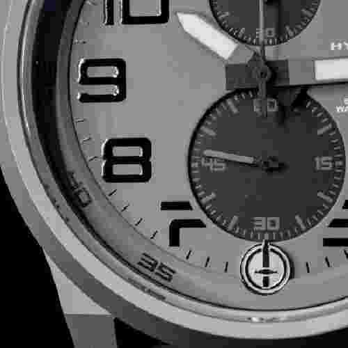 MTM HC2-SG4-GREY-GR2S-A Quartz 44mm w/Box international Auth