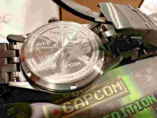 AVI-8 Capcom 1942 Flyboy Automatic Watch Limited Edition 024 of 325 GUNMETAL ACE