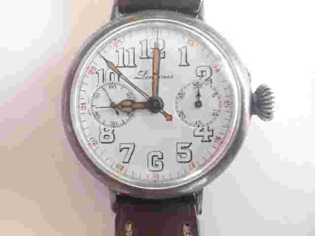 SUPER RARE LONGINES CHRONOGRAPHE COMPTEUR  13:33 WRISTWATCH CHRONOGRAPH 1913 -14