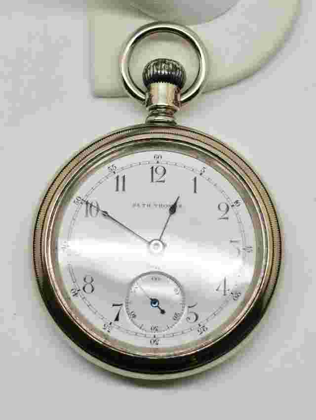 1914 Seth Thomas 7 Jewel Open Face Pocket Watch #WATCH217