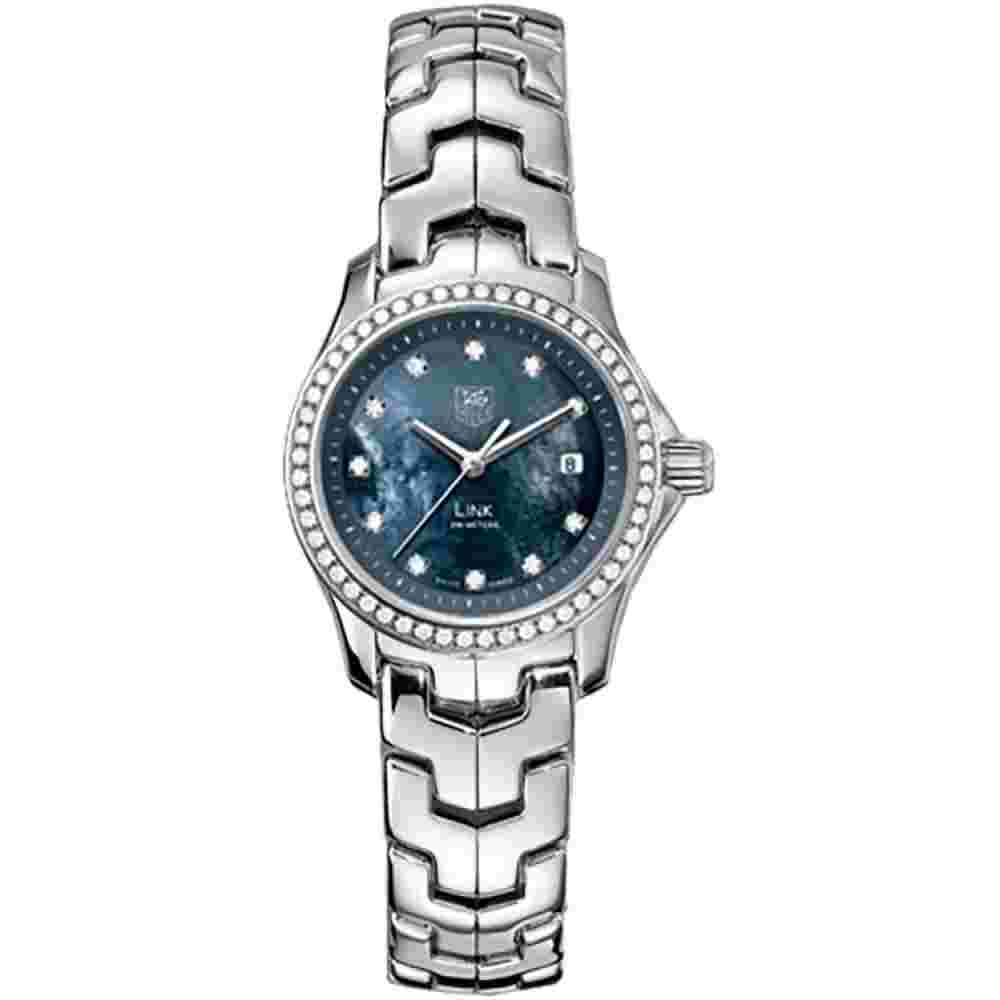TAG Heuer Link Blue Mother of Pearl Women's Watch - WJF131G.BA0572