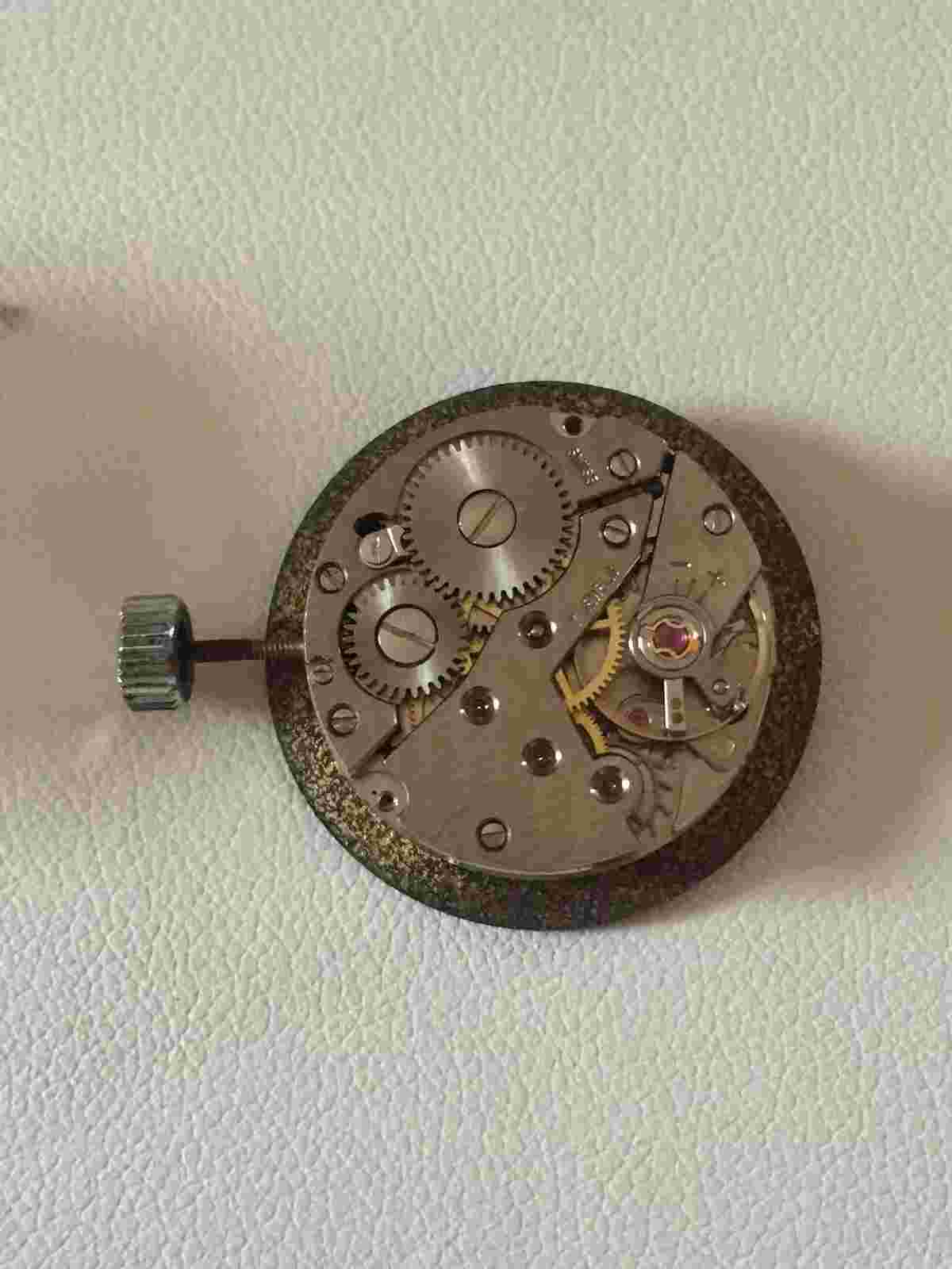 Vintage UNITAS 6480N Movement with DEMAN Dial