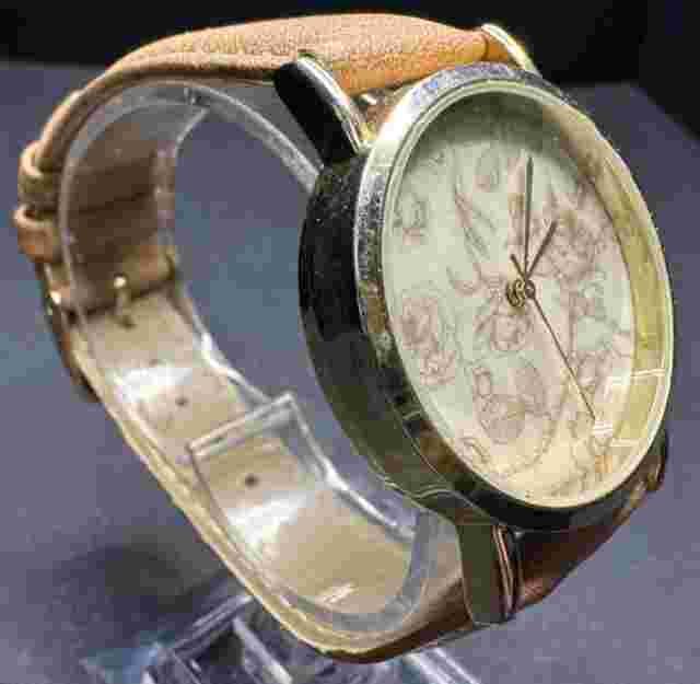 Vintage Women's H&M Floral Analog Watch - Untested May Need Battery/Repair