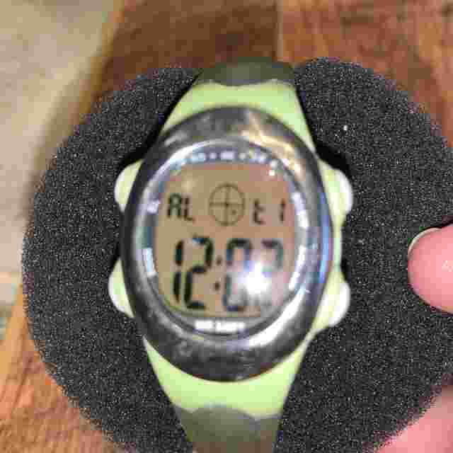 Vintage Nine West® Green Digital Sport Watch Jellyfish Strap XNABE02 New Battery