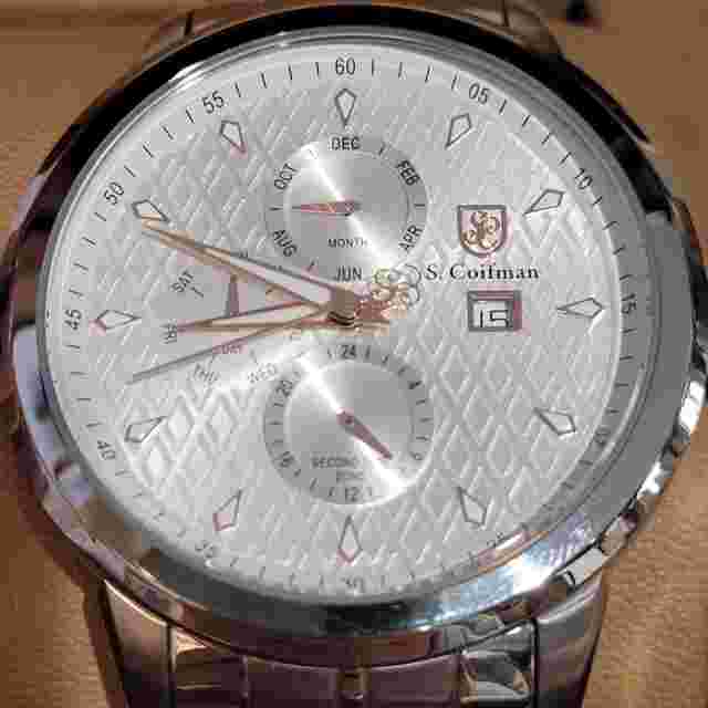 NEW  $595 Coifman Silver Steel Bracelet SC0412  Handsome & Elegant!