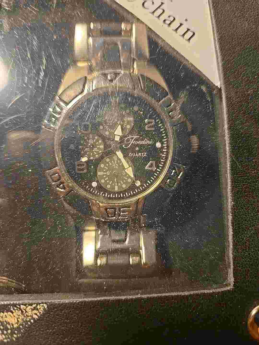 Fondini Collection Watch Gift Box Pen And Keychain