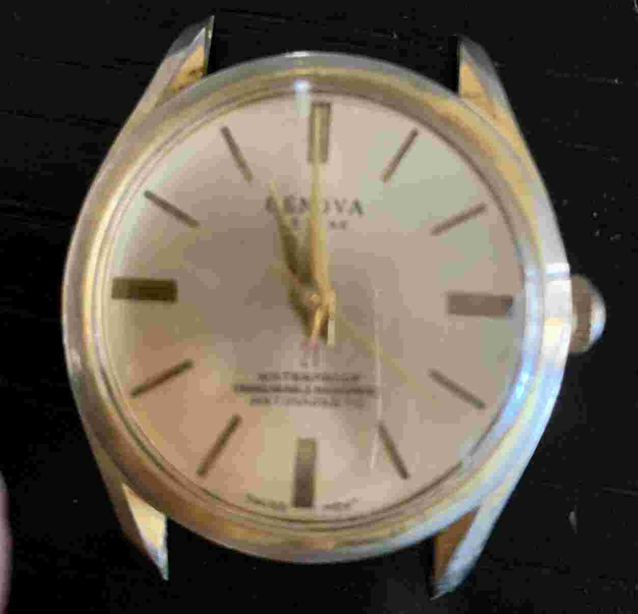 Genova Deluxe 21 Jewels Waterproof Unbreakable mainspring Antimagnetic Swiss Mov