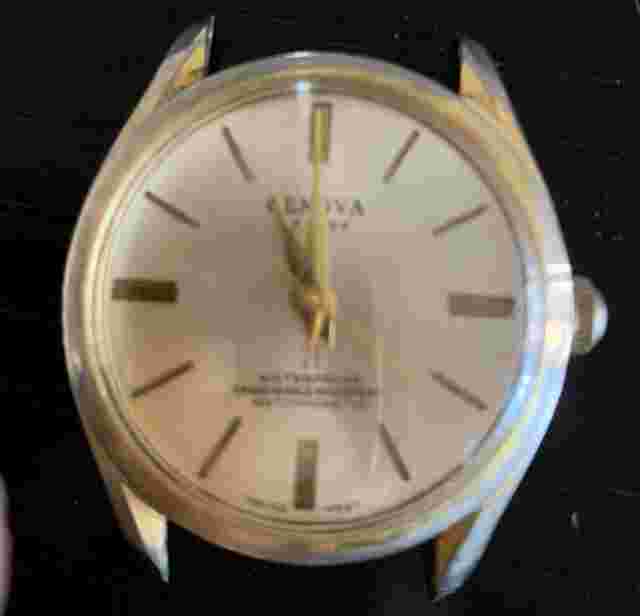 Genova Deluxe 21 Jewels Waterproof Unbreakable mainspring Antimagnetic Swiss Mov