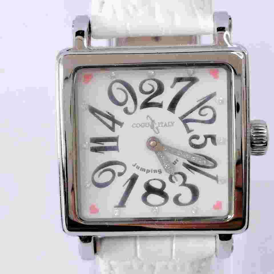 Cogu Jumping Hour Automatic Watch Silver Dial Boxed Pre-Owned