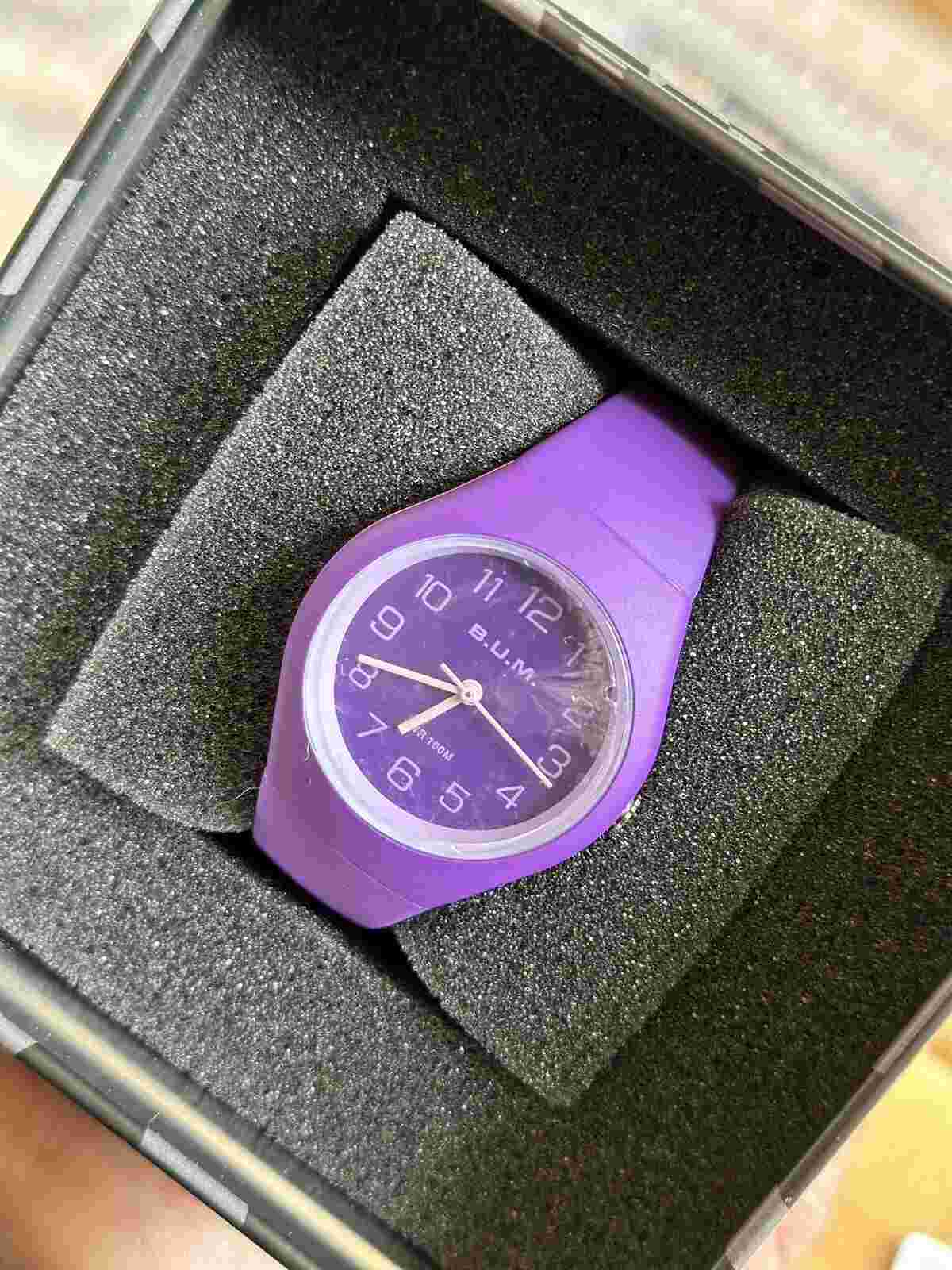 ladies watch silicone strap BUM