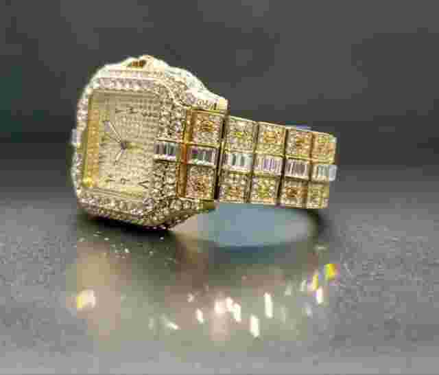 Reloj Plateado Elegante de Hombres con Pulsera en Platino Relojes Para Hombres