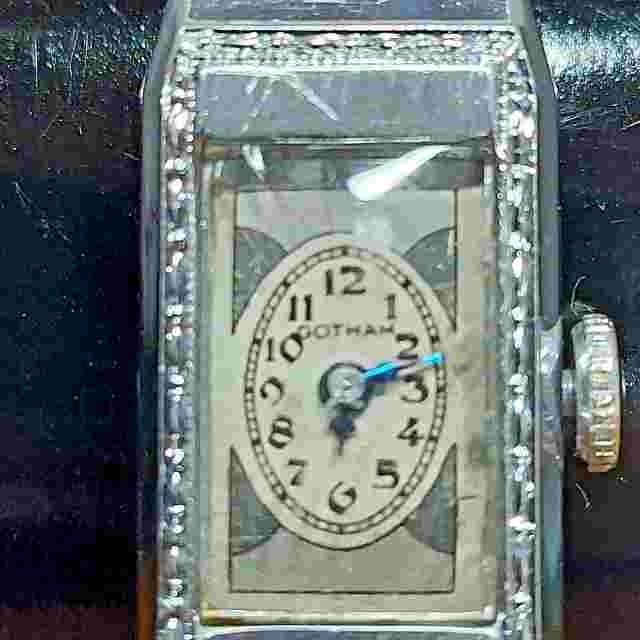 "Gotham Watch" with Kestenmade 12K Band Made in USA Working Condition VTG