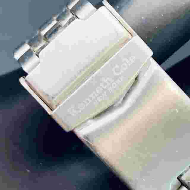 Womens Kenneth Cole New York Tank Watch New Yorker KC4109 Silver Stainless Steel
