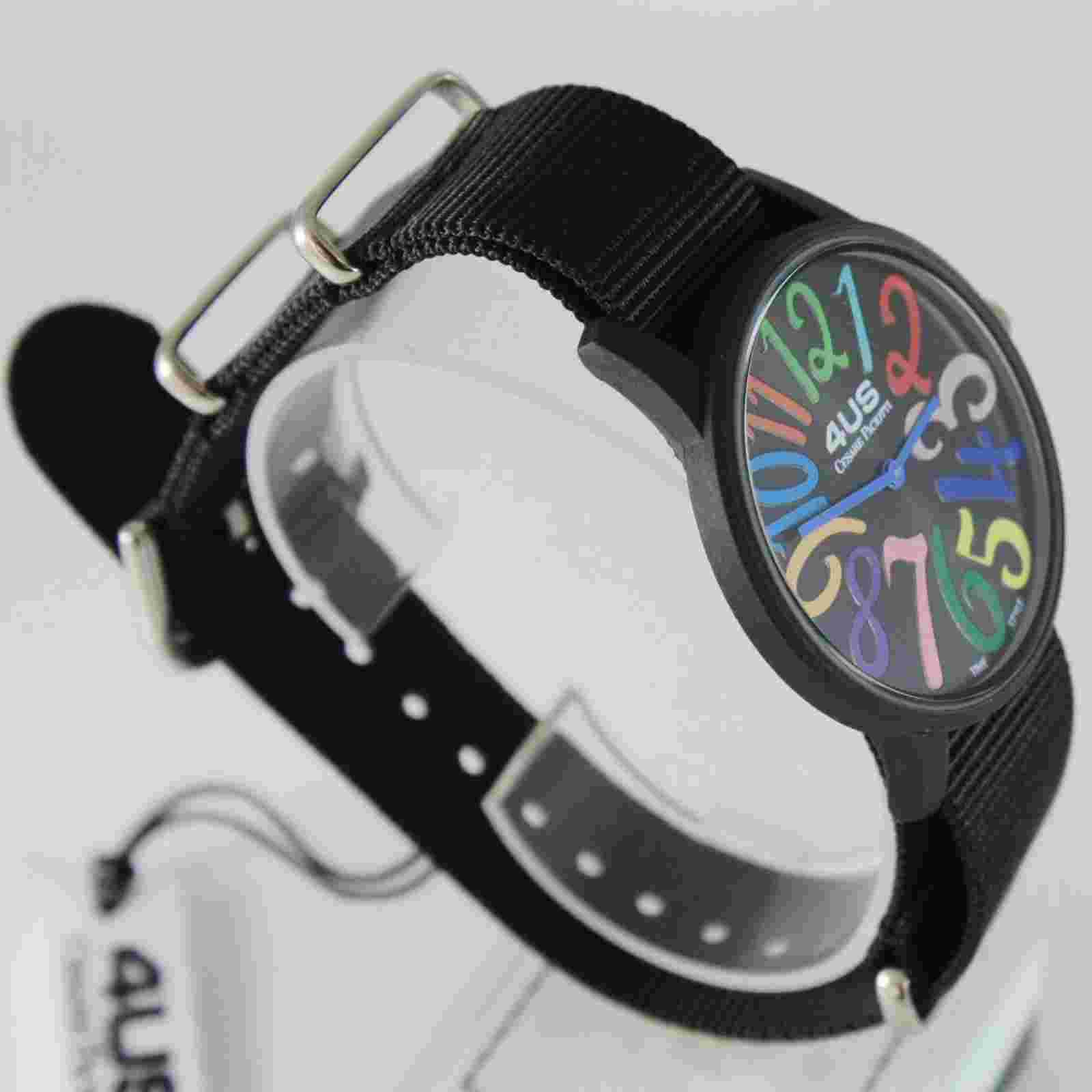 CESARE PACIOTTI 4US WATCH QUARTZ MIYOTA MOVEMENT 40 MM CASE, BLACK FABRIC BAND