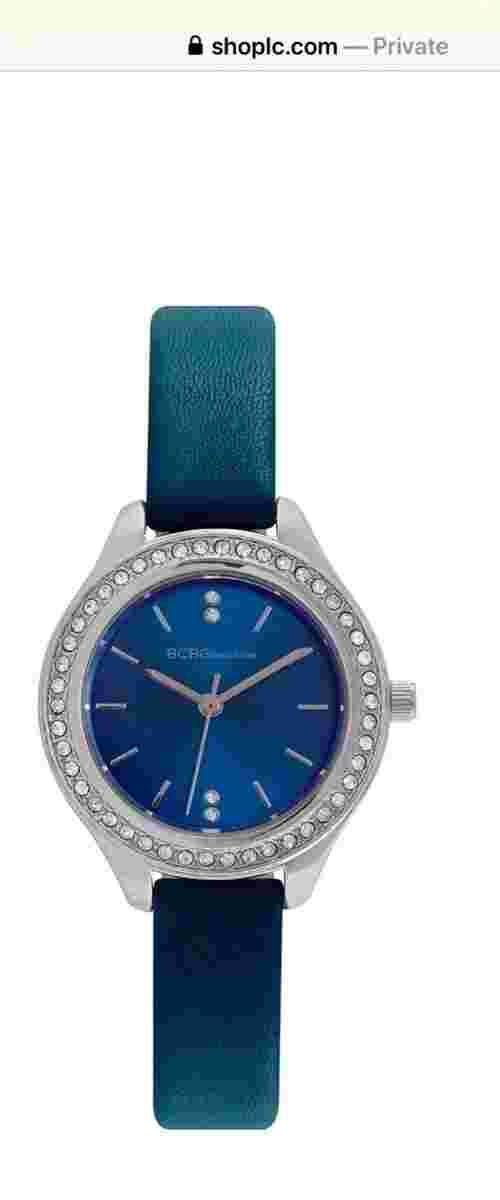 BCB GENERATION WATCH, BLUE FACE WITH CRYSTALS crystals BEZEL.