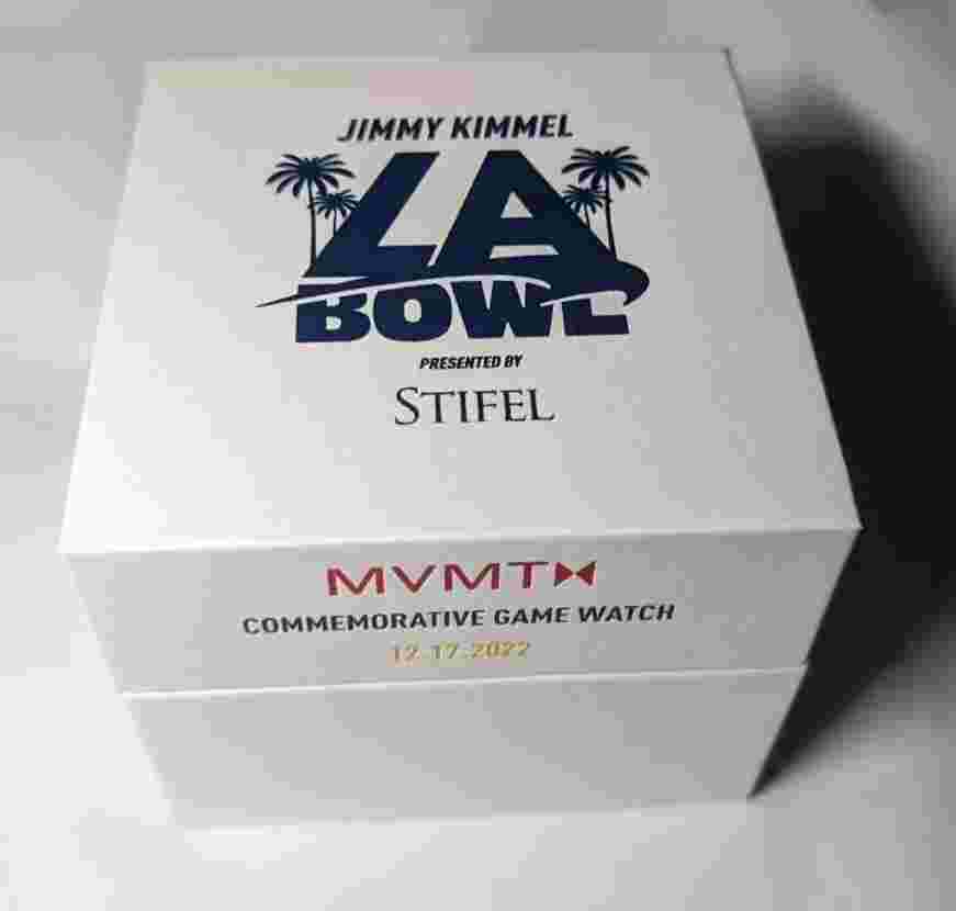 MVMT Chrono White Caramel Men's 45MM Collectible Watch La Bowl 2022 039 of 400
