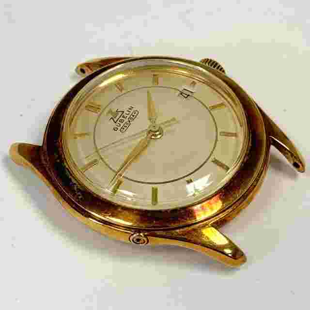 Gubelin 18k Gold Ispo-Day 35mm Manual Wind Watch 48 Grams - RARE