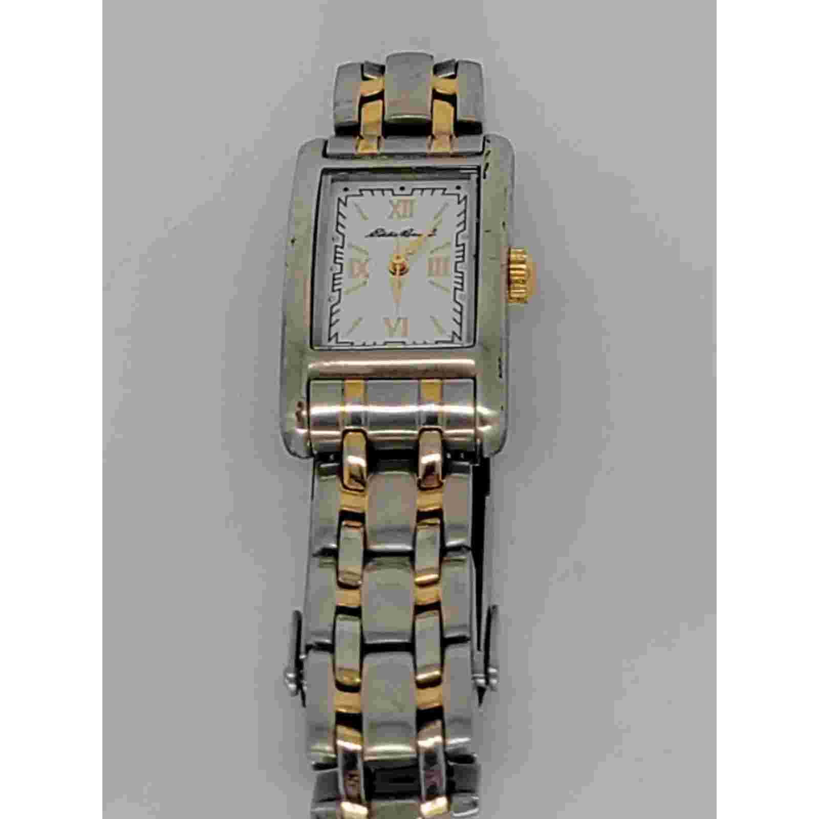 Vintage Eddie Bauer Silver and Gold Watch