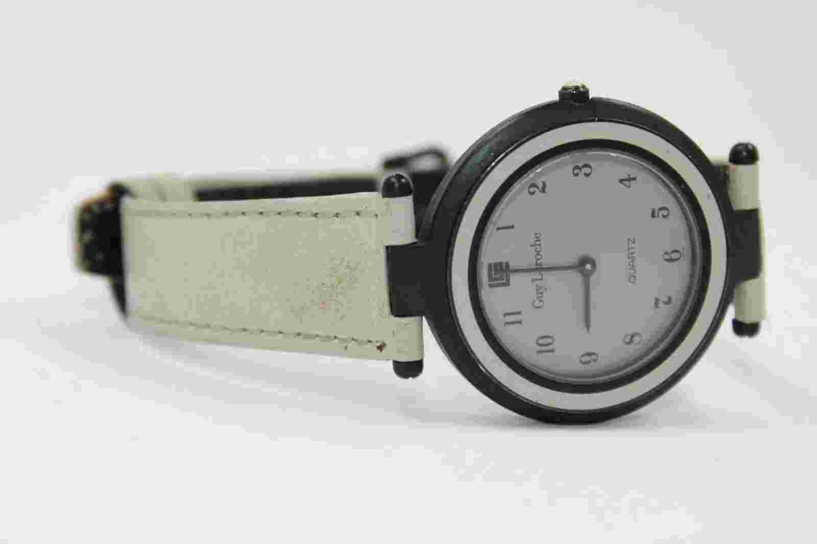 GUY LAROCHE QUARTZ MEN'S Wrist Watch Working ALL S.S. WATER PROOF VINTAGE France
