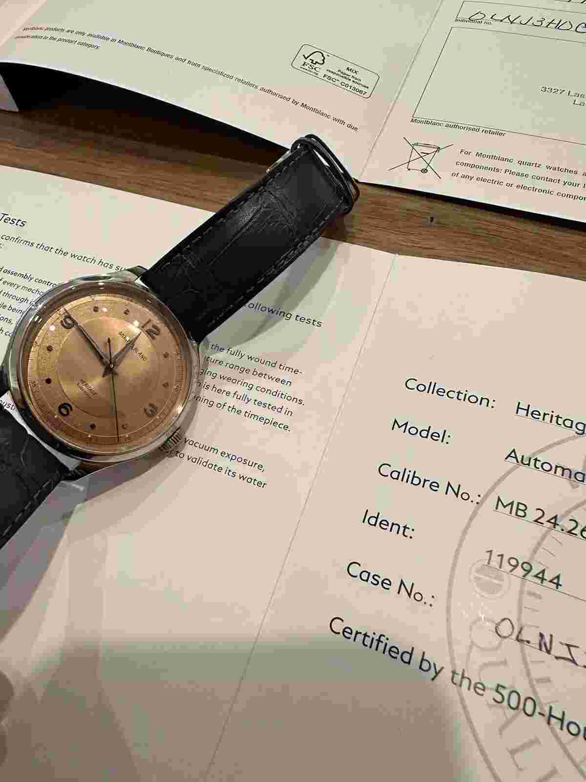 Montblanc Heritage Automatic 40mm 119944 watch