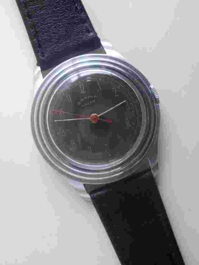 Orfina Ancre original swiss military analog new old stock vintage wrist watch