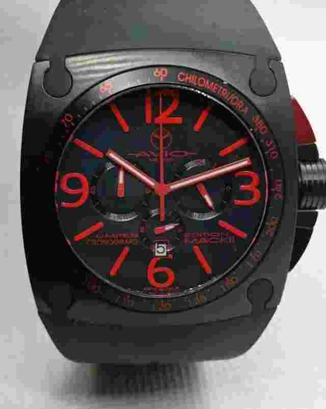 Men's Chronograph Limited Edition Avio Milano Mack II, 50Mm Case, Ronda