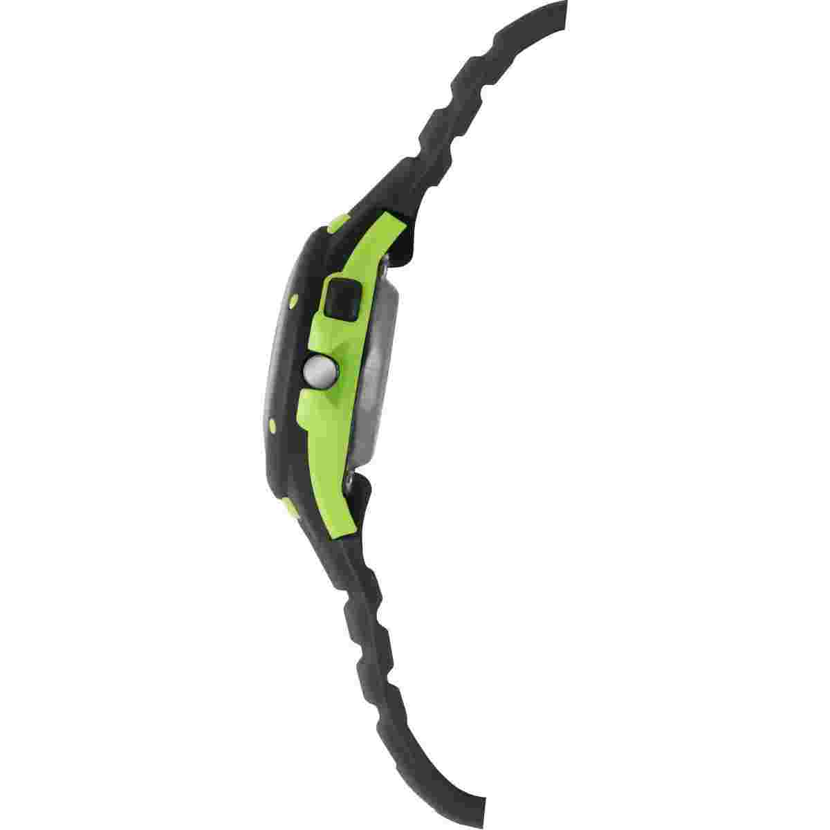 SINAR Youth Watch Wrist Analog Quartz Boys Silicone Band XB-17-1 Black Green