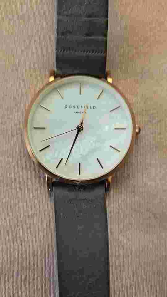 Rosefield Analog Watch Luxury Designer, Working! AMS/NYC