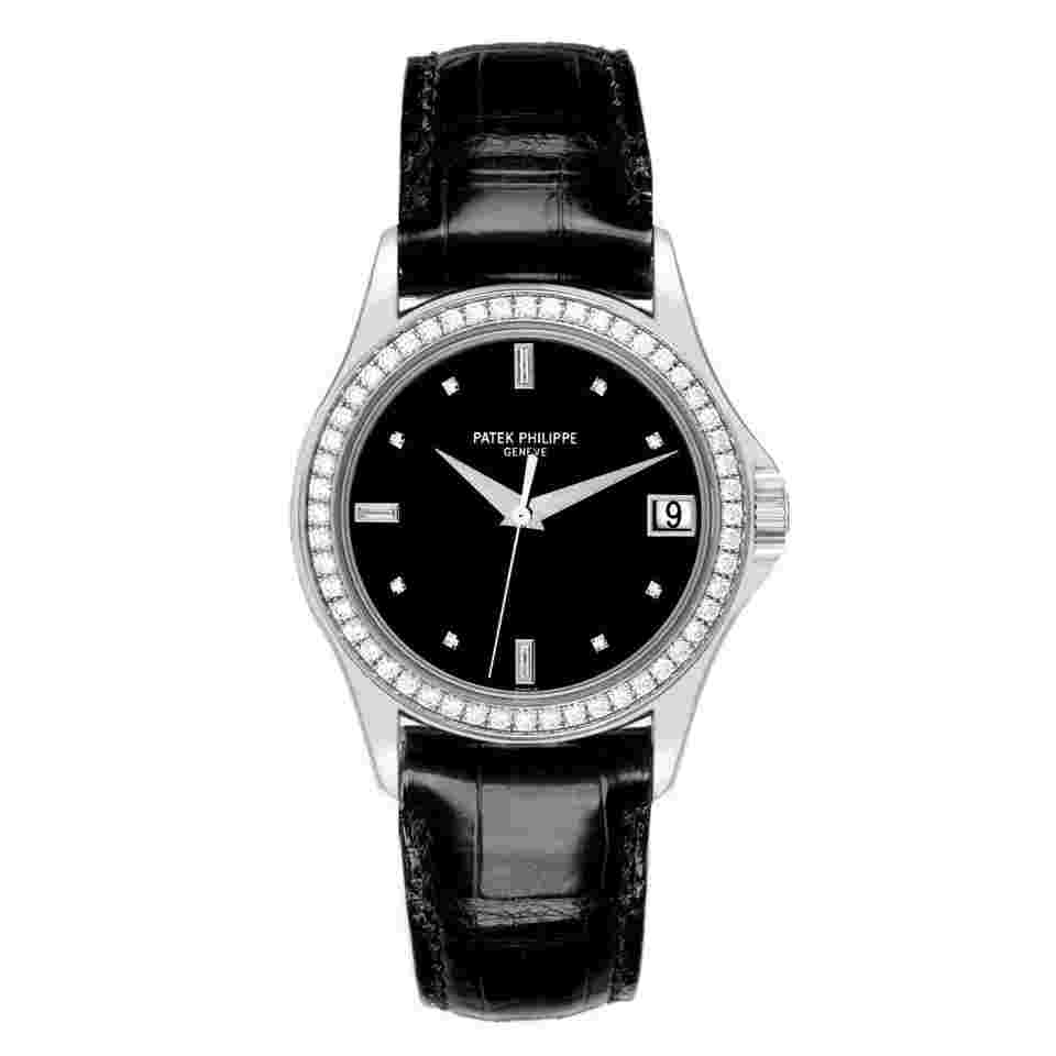 Patek Philippe Calatrava White Gold Diamond Mens Watch 4978 Box Papers