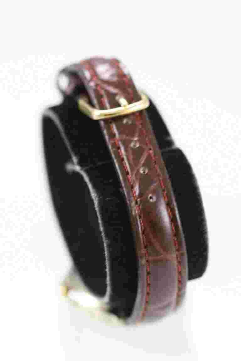 Watch it Women Watch Gold Silver Stainless St WR Leather Brown Batt Blue Quartz