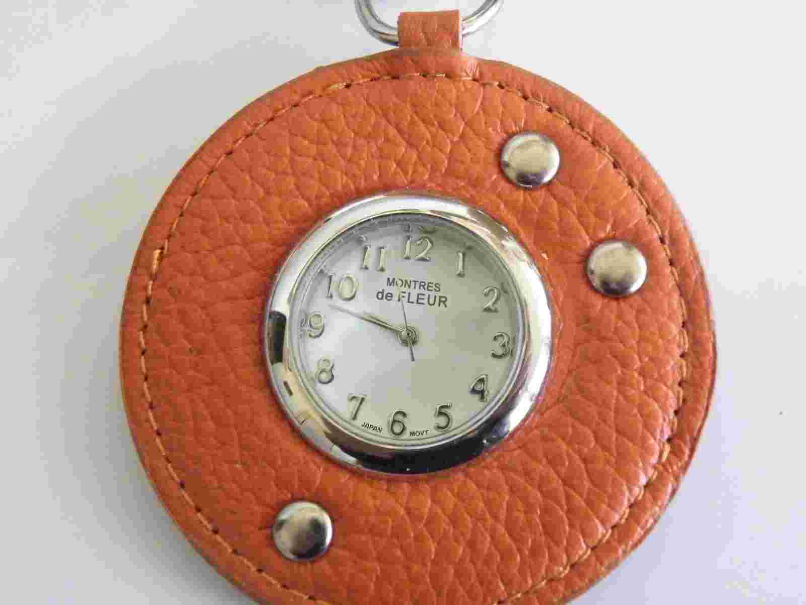 Montres de Fleur Quartz Fashion Key Fob Watch