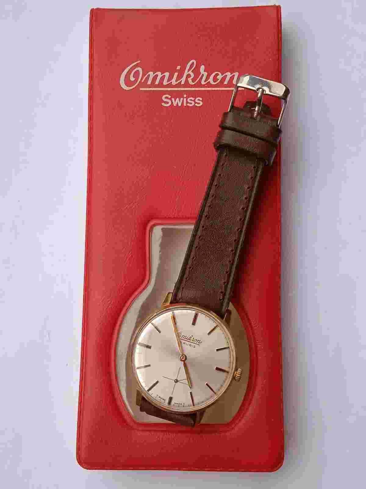 Rare Vintage OMIKRON 21 Jewels 6325 In a BOX