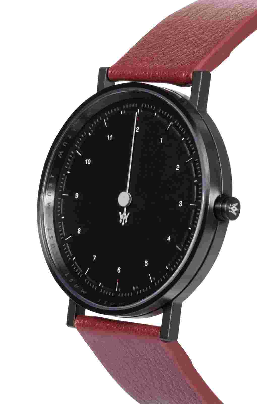 MAST Milano CFO Dark Black BS12-BK505M.BK.16I Man Single-hand Quartz Watch