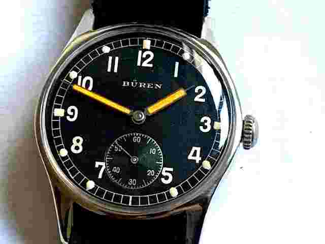 Rare German military watch Buren DH military order of the Wehrmacht