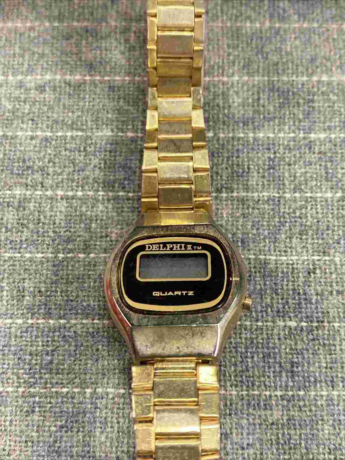 DELPHI II DIGITAL QUARTZ WATCH NOT WORKING