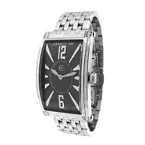 CERRUTI MENS LADIES HIS AND HERS GENOVA SWISS STAINLESS STEEL WATCHES NEW GRAY