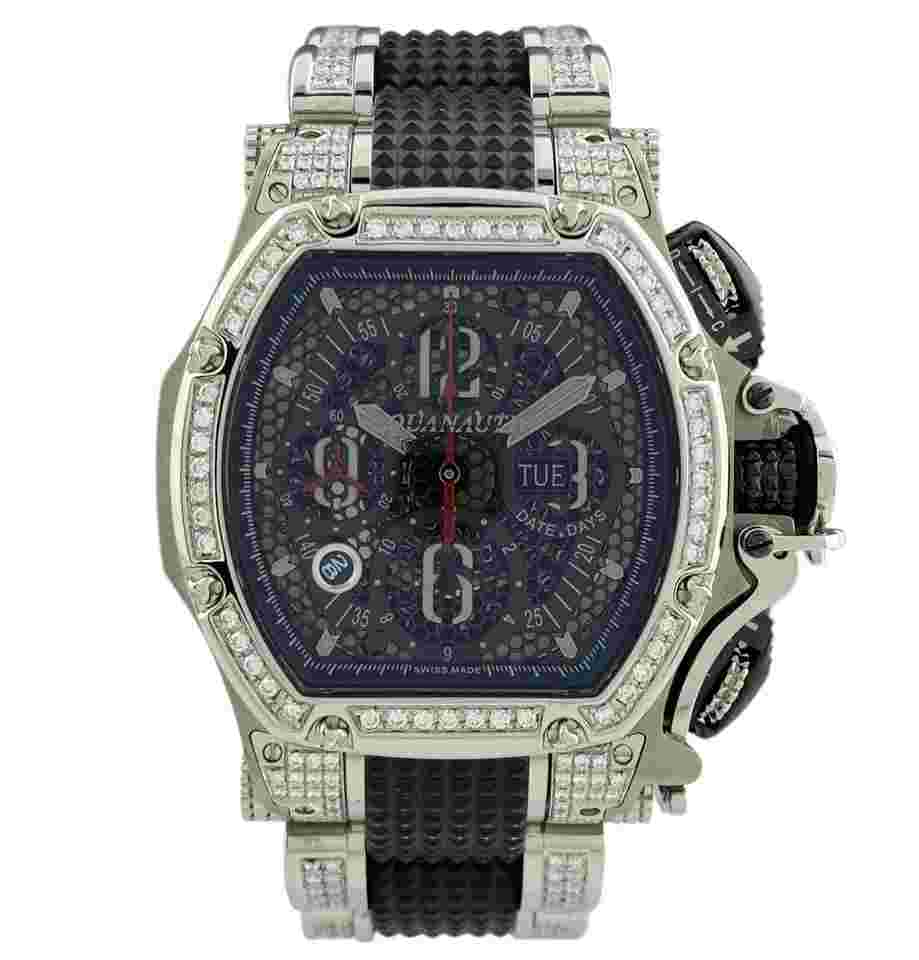 Aquanautique King Tonneau TN3002WN01T02SH Diamond Automatic Men's #BS279