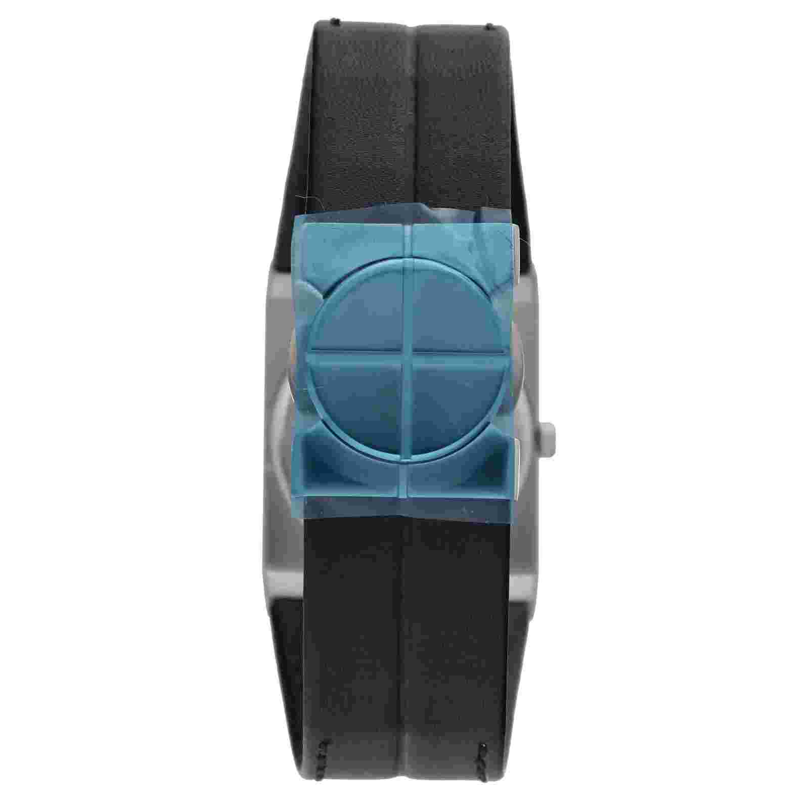 Jacob Jensen Icon Series 232 Stainless Steel Black Leather Quartz Men's Watch