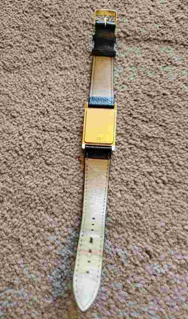 Vicence Italian Solid 14k gold wristwatch. Ltd Edition Men's. Roman Numerals.