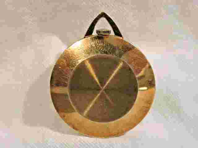 14k Solid Gold Anker 585 Mint Guilloche Textured Linen Dial Incabloc Dustproof